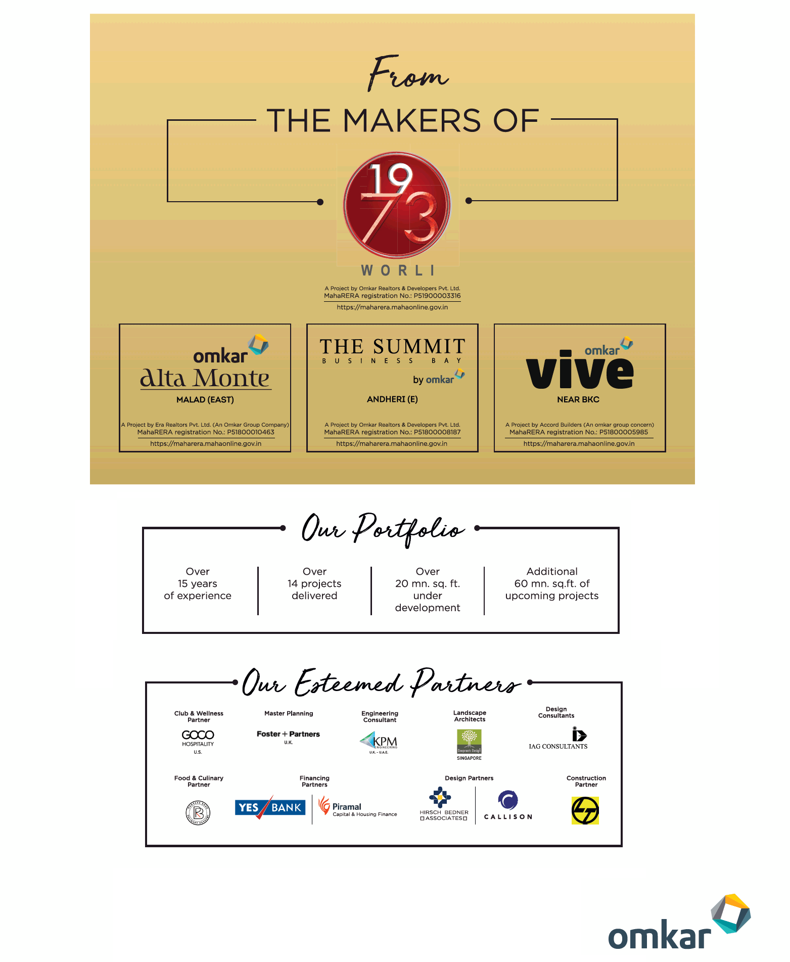 Invest at Omkar Project in Mumbai Update